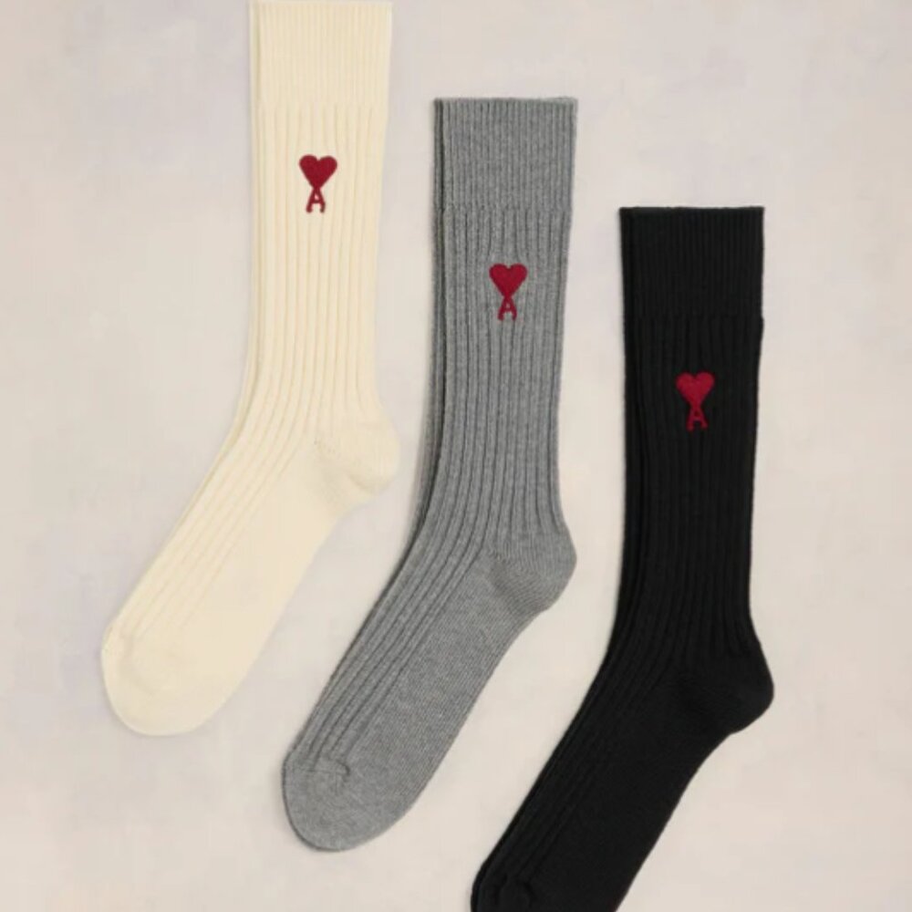NWT AMI DE COEUR SOCKS 3 pack